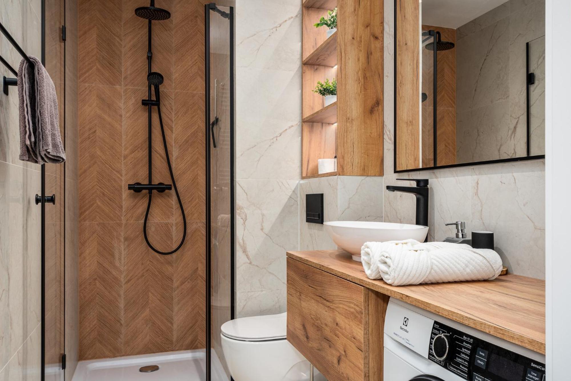 Wola Tower Deluxe Separate Bedroom With Free Garage - By Perfect Apart Warszawa Rom bilde